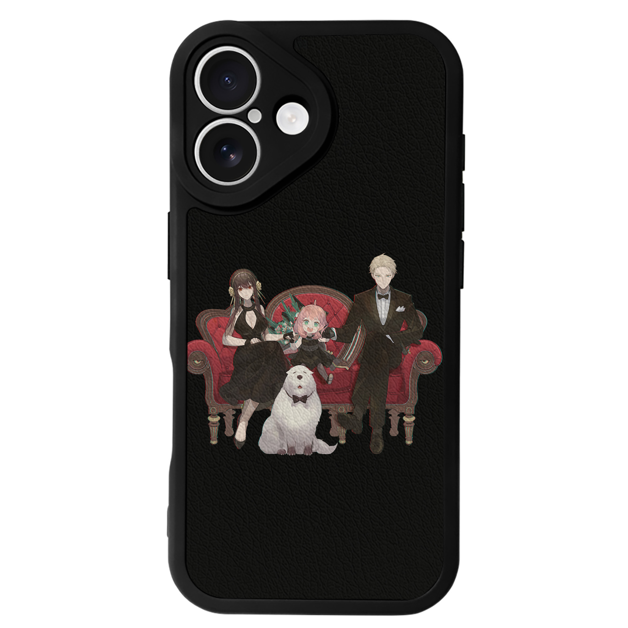 （画像用） SPY×FAMILY间谍家家酒 【iPhone 16シリーズ対応】シリコンスマホケース（レザー調） 材質：シリコン